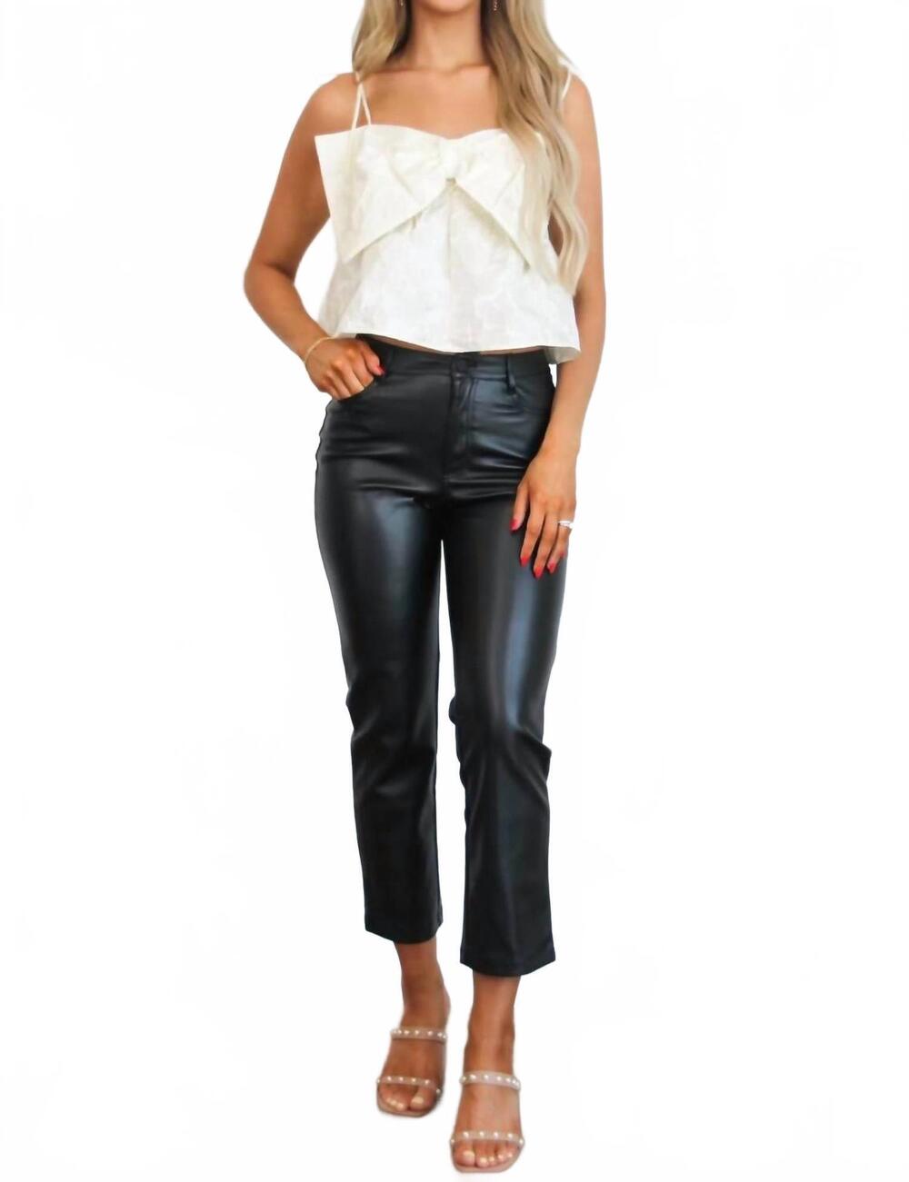 NEW DAY + MOON atlas bow babydoll top in ivory